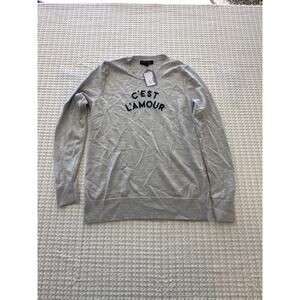 BANANA REPUBLIC Woman’s Extra Fine Merino wool Top Size M NWT